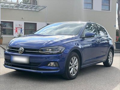 Gebraucht VW Polo Highline 116 PS (85 kW) 2018 Blau Kleinwagen