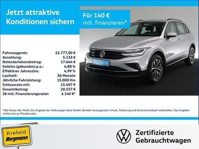 Usata VW Tiguan Life 150 CV (110 kW) 2022 Argento SUV
