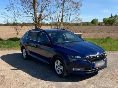 Gebraucht Skoda Superb 150 PS (110 kW) 2017 Blau Kombi