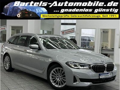 Glaciersilber metallic Gebraucht 2021 BMW 520 Luxury Line Kombi | 28.900 € (Guter Preis)