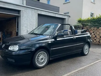 Gebraucht VW Golf Cabriolet 90 PS (66 kW) 2000 Schwarz Cabrio