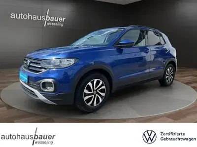 Usata VW T-Cross Active 110 CV (80 kW) 2021 Blu SUV