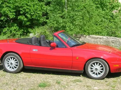 Gebraucht Mazda MX5 116 PS (85 kW) 1993 Rot Cabrio