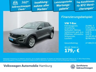 Używany VW T-Roc Sport 150 KM (110 kW) 2021 Szary SUV
