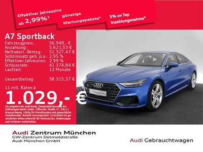 Gebraucht Audi A7 Sport 299 PS (219 kW) 2023 Individuallackierungen audi ex Limousine