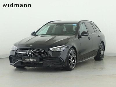 Metalliclack obsidianschwarz Gebraucht 2023 Mercedes C300 AMG Kombi | 38.850 € (Fairer Preis)