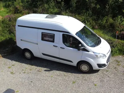 Brugt Ford Transit Custom Basis 155 HK (114 kW) 2015 Hvid Pickup / Ladvogn