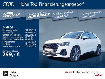 gebraucht Audi Q3 40TDI quat S-trc S-Line Standh Tempo LED…