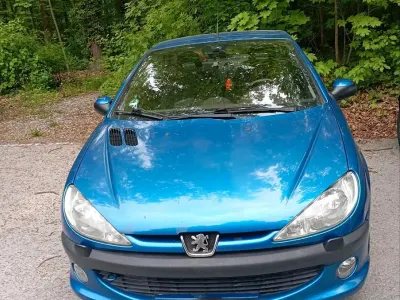 Gebraucht Peugeot 206 CC 2004 Blau Cabrio