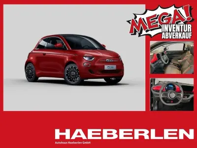 Neu Fiat 500e Red 69 kW (95 PS) 2026 Rot Limousine