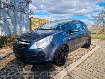 Gebraucht Opel Corsa 80 PS (58 kW) 2007 Blau Kleinwagen