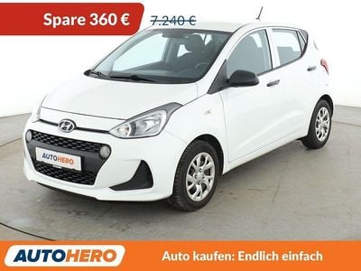 Gebraucht Hyundai i10 Basis 67 PS (49 kW) 2017 Weiß Kleinwagen