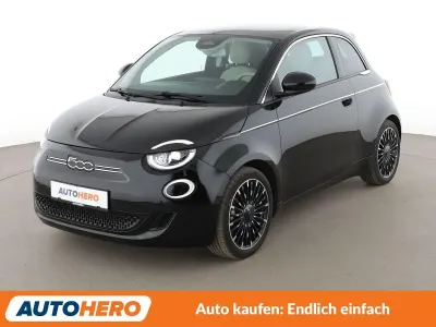 Gebraucht Fiat 500e La Prima 86 kW (118 PS) 2023 Schwarz Limousine