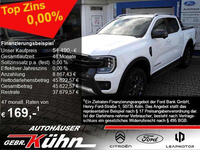 Neu Ford Ranger Wildtrack 205 PS (150 kW) 2026 Weiß Pickup
