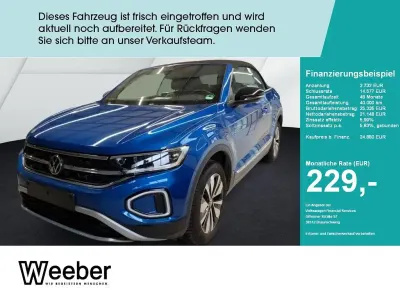 Gebraucht VW T-Roc Cabriolet Goal 116 PS (85 kW) 2025 Ravennablau (metallic) Cabrio