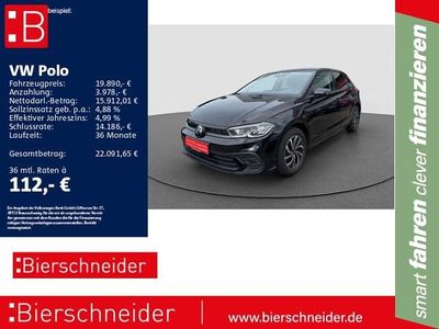 Gebraucht VW Polo Life 95 PS (69 kW) 2023 Schwarz Limousine