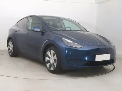 Second-hand Tesla Model Y Long Range AWD 378 kW (514 CP) 2022 Albastru SUV