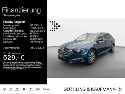 Gebraucht Skoda Superb Style 200 PS (147 kW) 2023 Lavablau metallic Kombi