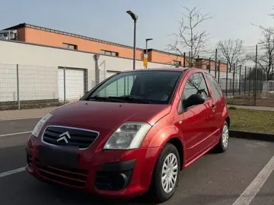 Brugt Citroën C2 Tonic 60 HK (44 kW) 2009 Rød Hatchback