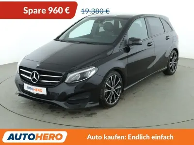 Używany Mercedes B200 Style 156 KM (114 kW) 2018 Czarny Minivan