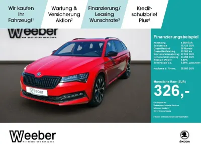 Gebraucht Skoda Superb SportLine 190 PS (139 kW) 2022 Velvetrot (metallic) Kombi