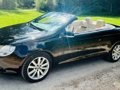 Gebraucht VW Eos 122 PS (89 kW) 2008 Schwarz Cabrio