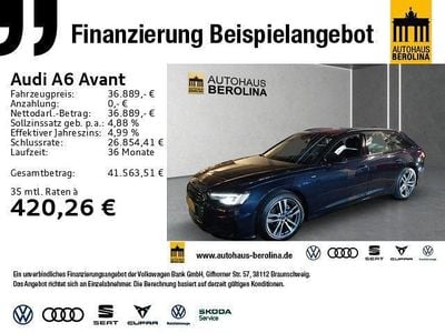 Blau Gebraucht 2022 Audi A6 S-Line Kombi | 36.889 € (Guter Preis)