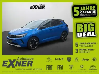 Gebraucht Opel Grandland X Elegance 131 PS (96 kW) 2023 Vertico blau / dach schwarz SUV