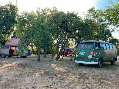 gebraucht VW T1 Microbus Hippi Flower-Power Deko Res...