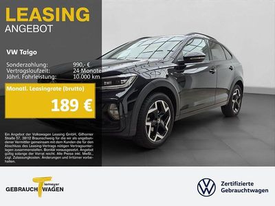 Brugt VW Taigo R-line 150 HK (110 kW) 2025 Sort SUV