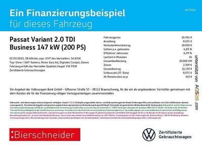 Grau Gebraucht 2023 VW Passat Business Kombi | 26.901 € (Guter Preis)