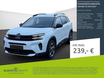 Gebraucht Citroën C5 Aircross PureTech 131 PS (96 kW) 2023 Weiss perlmutt (metallic) SUV