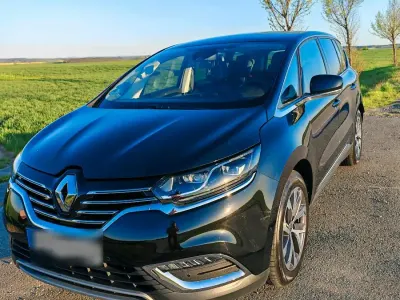 Gebraucht Renault Espace 160 PS (117 kW) 2016 Schwarz Van / Kleinbus