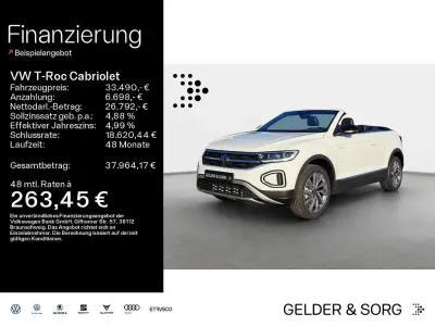 Gebraucht VW T-Roc Cabriolet 150 PS (110 kW) 2026 Weiß Cabrio