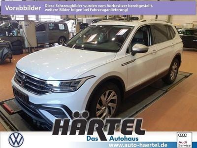 Gebraucht VW Tiguan Allspace Life 150 PS (110 kW) 2022 Pure white, solid SUV