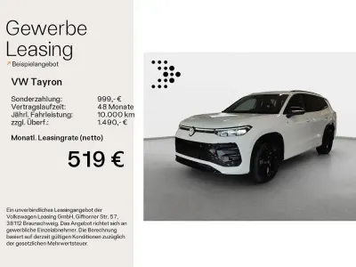 Ny VW Tayron R-line 193 HK (141 kW) 2026 Hvid SUV