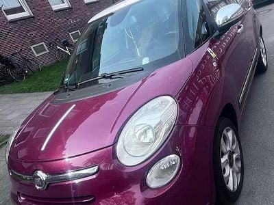 Usado Fiat 500L Lounge 84 HP (61 kW) 2013 Vermelho Monovolume