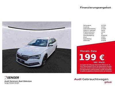 Gebraucht Skoda Superb Style 200 PS (147 kW) 2021 Moon weiss perleffekt Kombi