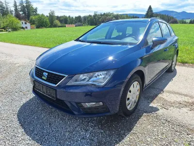 Gebraucht Seat Leon Reference 110 PS (80 kW) 2017 Blau Kombi