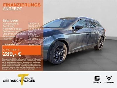 Usata Seat Leon XCELLENCE 150 CV (110 kW) 2020 Grigio Station wagon