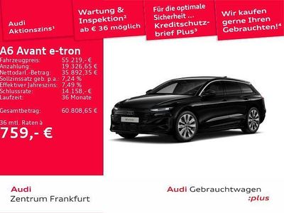 Gebraucht Audi A6 e-tron Advanced 210 kW (286 PS) 2025 Schwarz Kombi