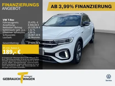Usata VW T-Roc R-line 150 CV (110 kW) 2023 Bianco SUV