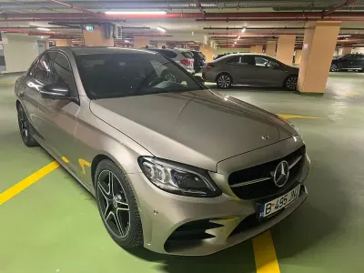 Brugt Mercedes C200 AMG line 160 HK (117 kW) 2021 Grå Sedan
