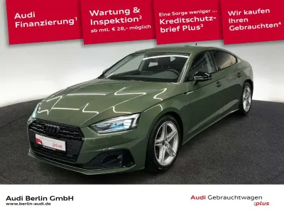 Gebraucht Audi A5 Advanced Plus 163 PS (119 kW) 2022 Distriktgrün metallic Coupé
