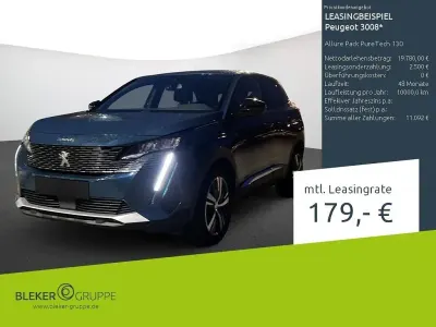 Gebraucht Peugeot 3008 Allure 131 PS (96 kW) 2023 Blau SUV