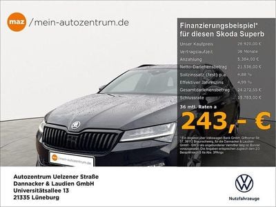 Gebraucht Skoda Superb SportLine 200 PS (147 kW) 2023 Schwarz Kombi