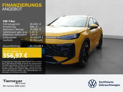 Neu VW T-Roc Cabriolet R-line 150 PS (110 kW) 2026 Gelb SUV