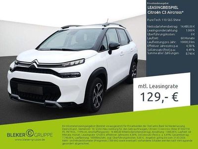 Gebraucht Citroën C3 Aircross Shine 110 PS (80 kW) 2023 Weiß SUV