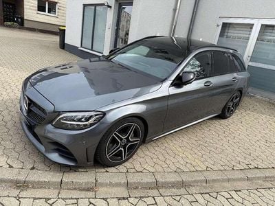 Usata Mercedes C220 AMG line 194 CV (142 kW) 2019 Grigio Berlina