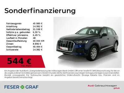 Brugt Audi Q7 Comfort 231 HK (169 kW) 2021 Blå SUV